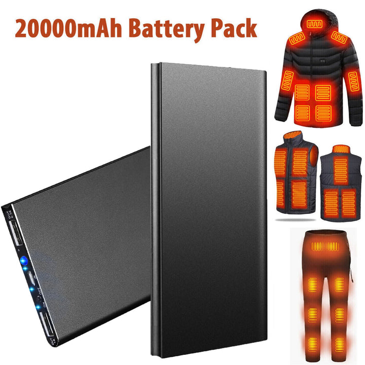 Colverro™ 20,000mAh Power Bank with 74W Output for Heated Jackets and Phones
