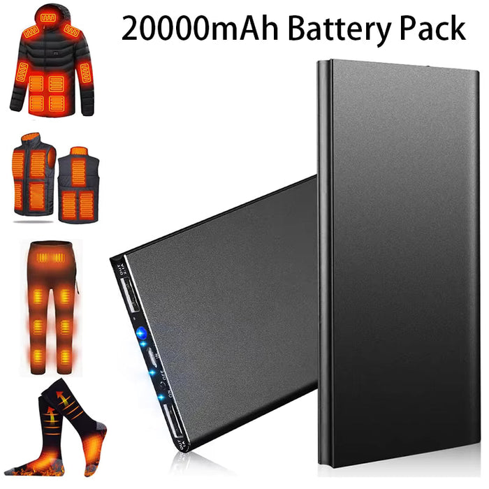 Colverro™ 20,000mAh Power Bank with 74W Output for Heated Jackets and Phones