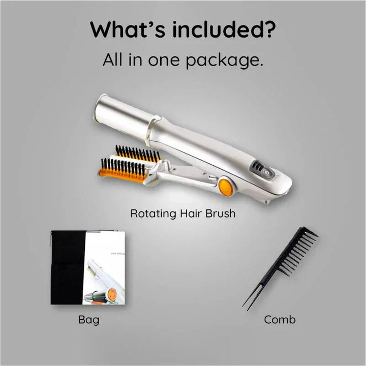 Colverro™ 2-in-1 Rotating Hot Air Brush for Waves and Sleek Straight Hair