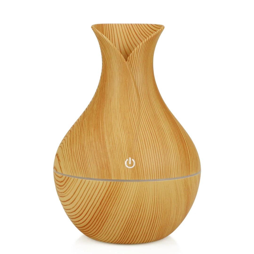 Colverro™ Wood Grain Essential Oil Diffuser with Color Changing Light