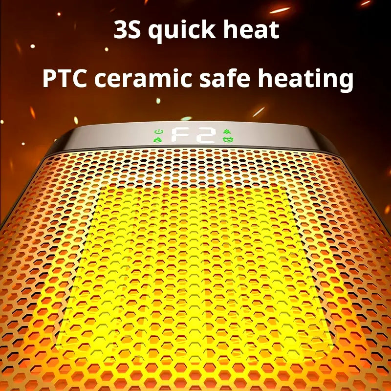 Colverro™ Plug-In Ceramic Wall Heater with 3-Second Fast Heat