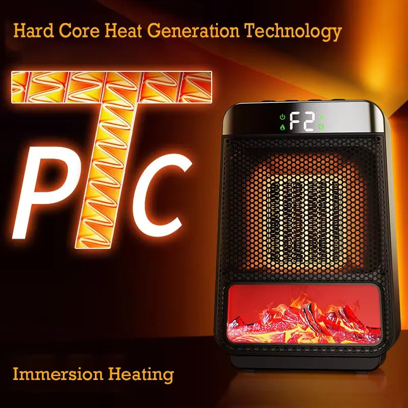 Colverro™ Plug-In Ceramic Wall Heater with 3-Second Fast Heat