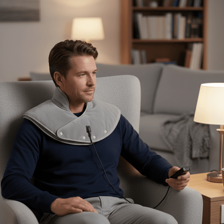 Colverro™ Plush USB Neck Warmer with Vibration and 3 Heat Settings