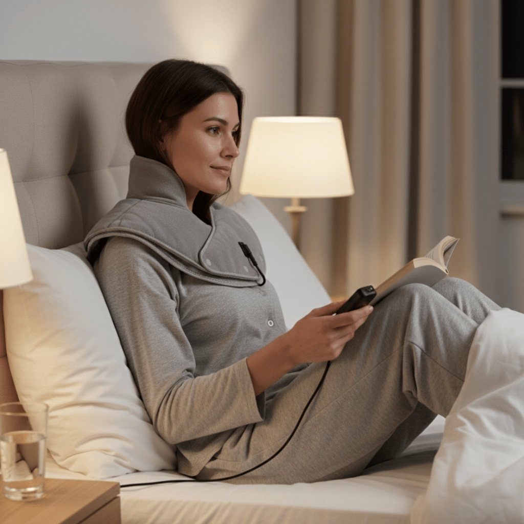 Colverro™ Plush USB Neck Warmer with Vibration and 3 Heat Settings