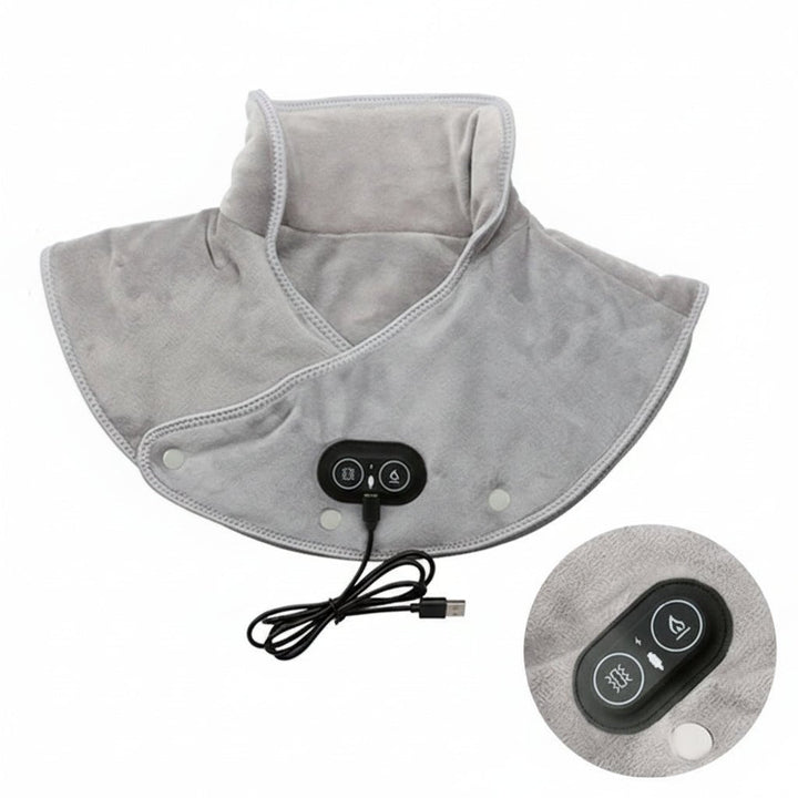 Colverro™ Plush USB Neck Warmer with Vibration and 3 Heat Settings