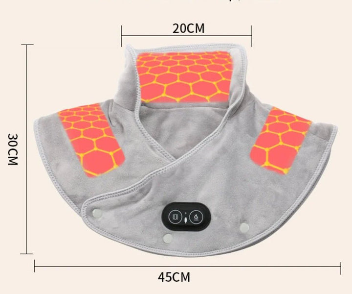 Colverro™ Plush USB Neck Warmer with Vibration and 3 Heat Settings