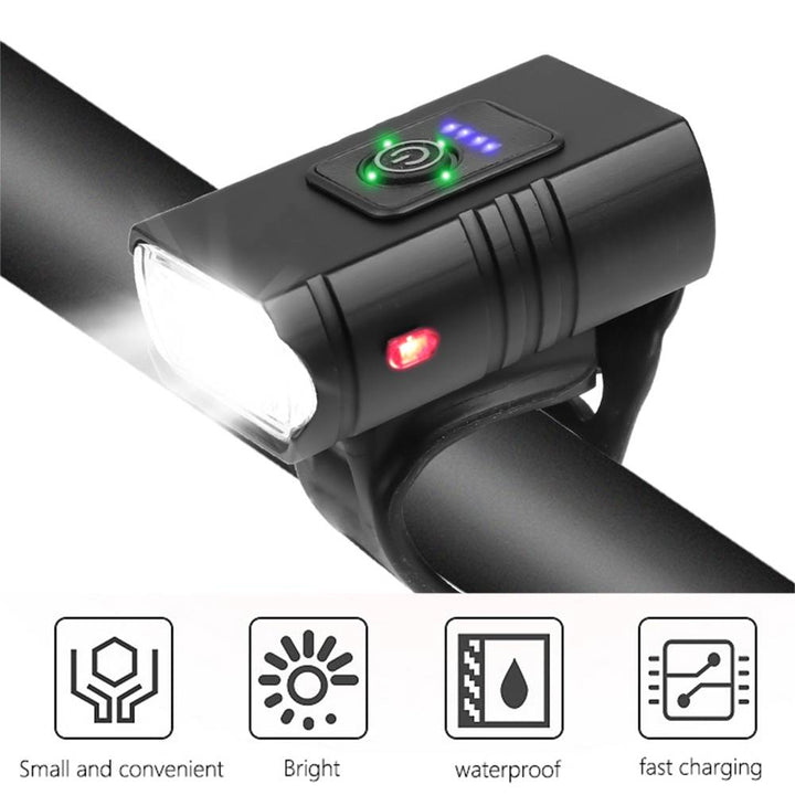 Colverro™ 1000 Lumen Rechargeable Bike Headlight and Taillight Set