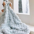 Colverro™ Dual-Layer Faux Fur Throw Blanket with Cloud-Soft Plush