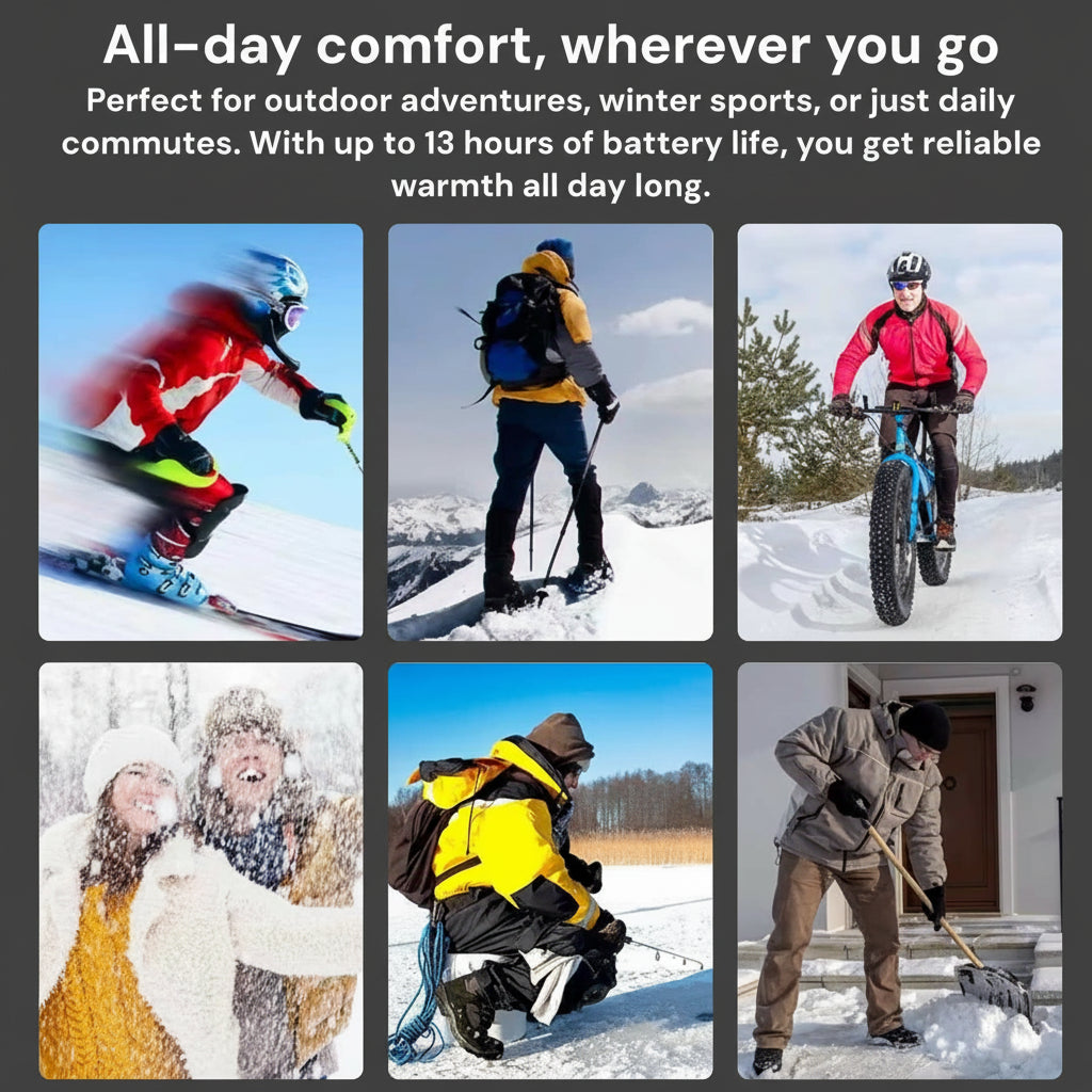 Colverro™ USB Rechargeable Heated Insoles for Boots and Sneakers