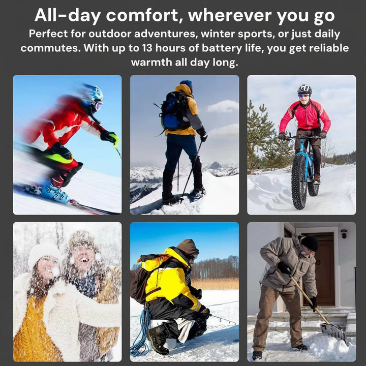 Colverro™ USB Rechargeable Heated Insoles for Boots and Sneakers