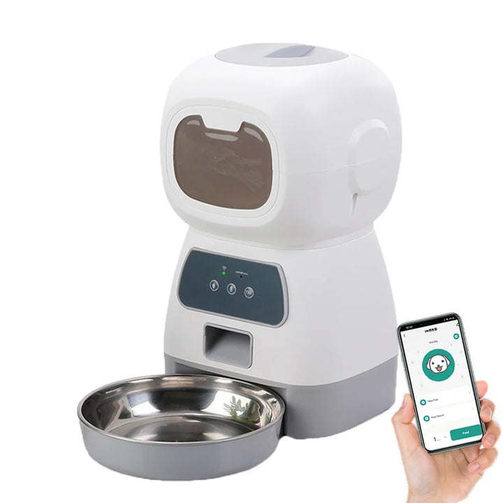 Colverro™ Smart Automatic Pet Feeder with Voice Recording for Cats &amp; Dogs