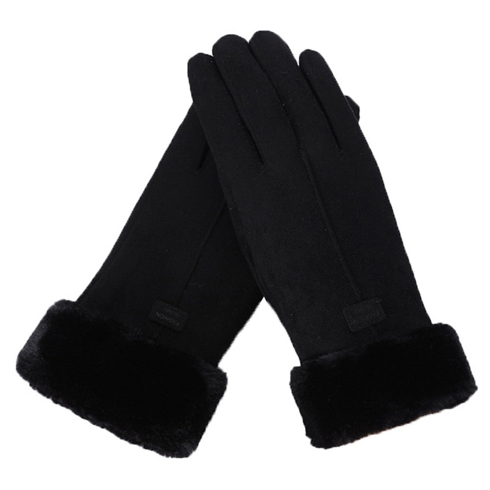 Colverro™ Waterproof Touchscreen Winter Gloves with Fuzzy Fleece Lining
