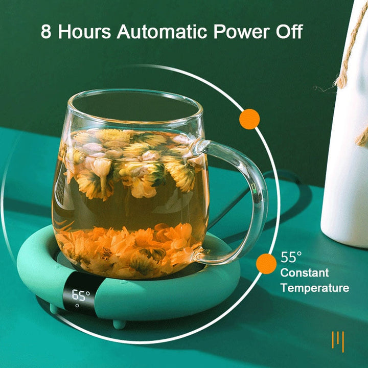 Colverro™ Pastel Mug Warmer for Coffee and Tea at Your Desk