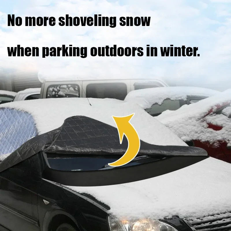 Colverro™ Extra-Large Windshield Cover with Mirror and Side Window Flaps