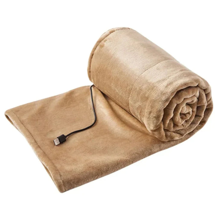 Colverro™ USB Heated Fleece Throw with 3 Heat Settings