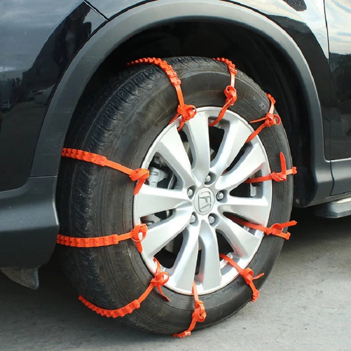 Colverro™ Rubber Anti-Skid Tire Straps for Snow and Ice, Easy Install