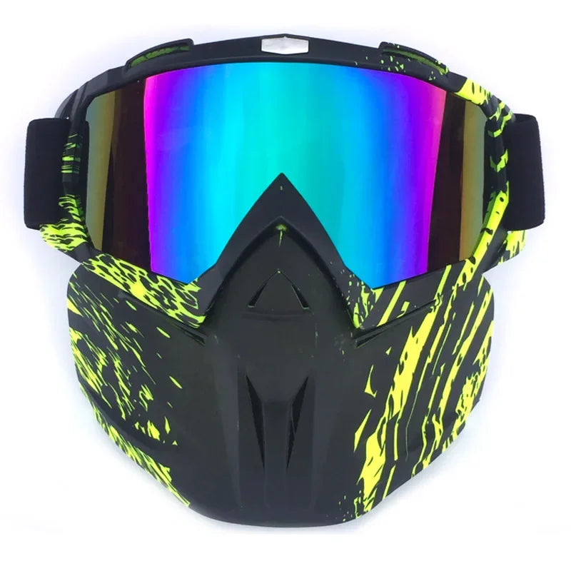 Colverro™ Full Face Snow Mask with Anti-Fog UV Goggles