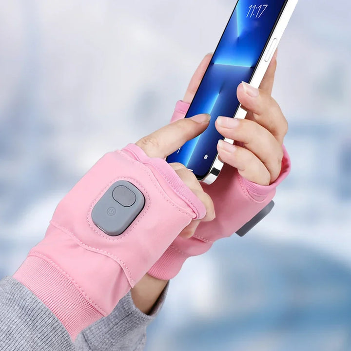 Colverro™ Heated Fingerless Gloves for Typing and Gaming
