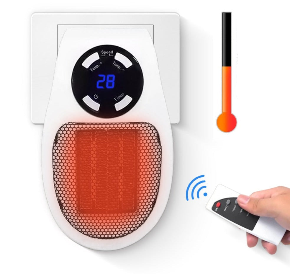 Colverro™ 500W Wall Plug-In Heater with Digital Thermostat