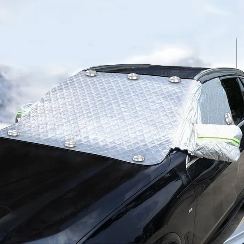 Colverro™ Extra-Large Windshield Cover with Mirror and Side Window Flaps