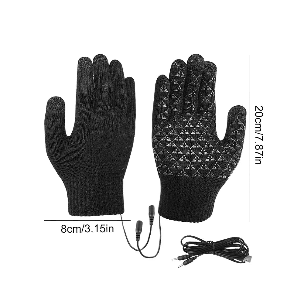 Colverro™ USB Heated Gloves with Touchscreen Fingertips