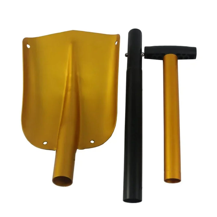 Colverro™ Telescopic Aluminum Snow Shovel, Lightweight and Trunk-Friendly