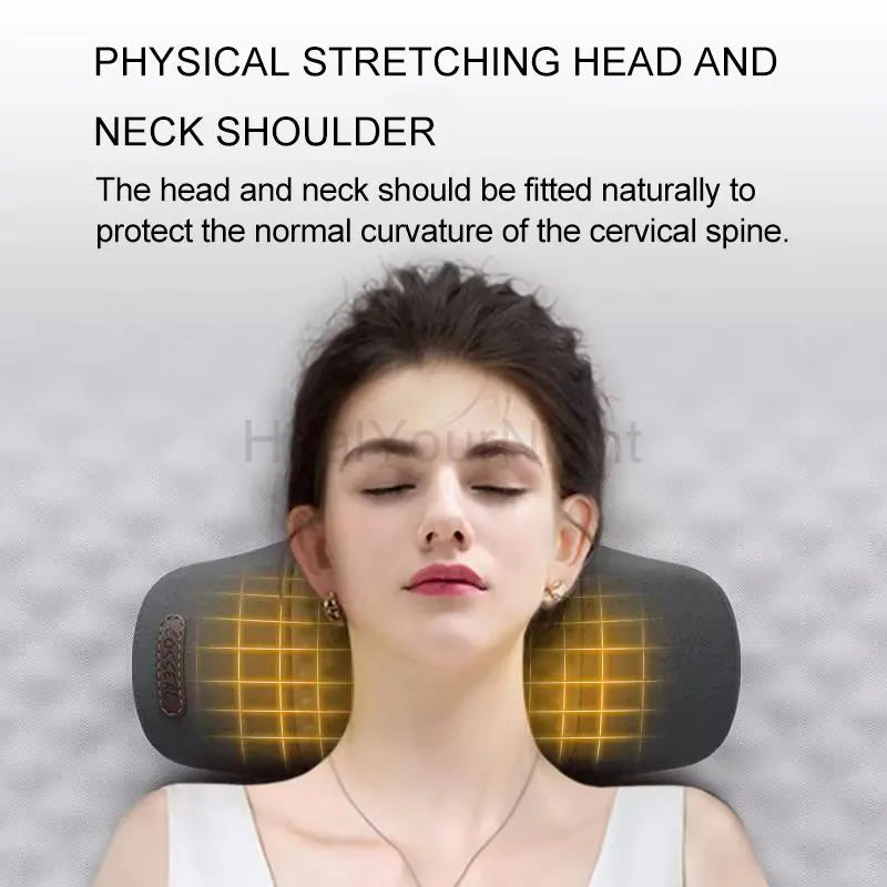 Colverro™ Heated Vibrating Massage Pillow for Neck or Waist