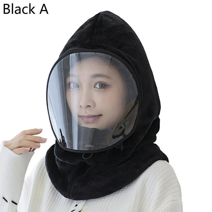 Colverro™ Plush Full Face Winter Hat with Built-In Neck Gaiter