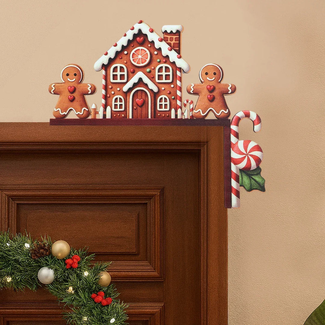 Colverro™ Wooden Santa &amp; Snowman Christmas Door and Corner Decor