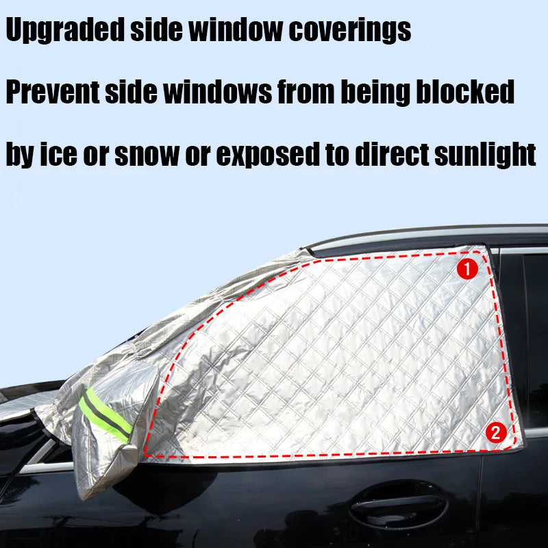 Colverro™ Extra-Large Windshield Cover with Mirror and Side Window Flaps