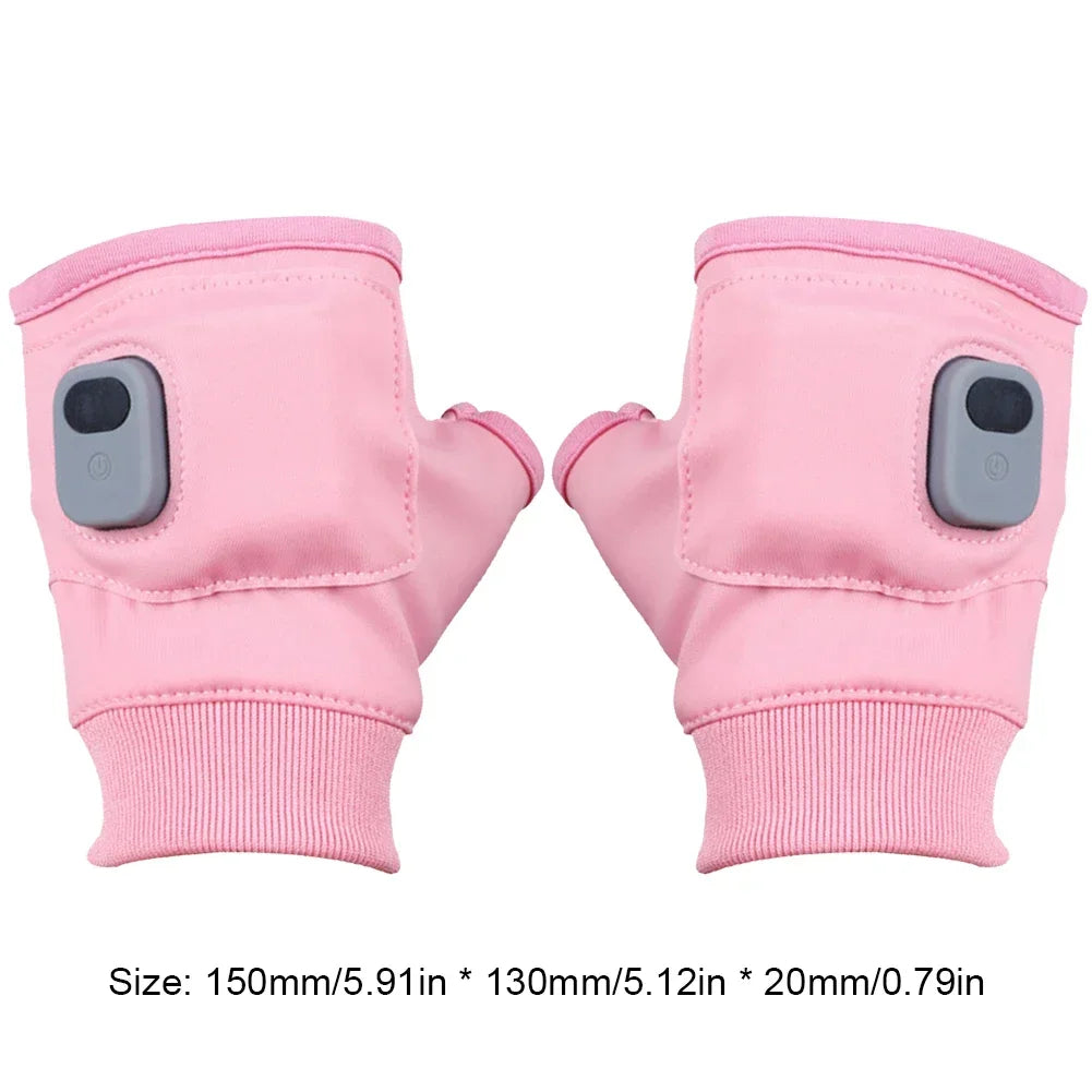 Colverro™ Heated Fingerless Gloves for Typing and Gaming