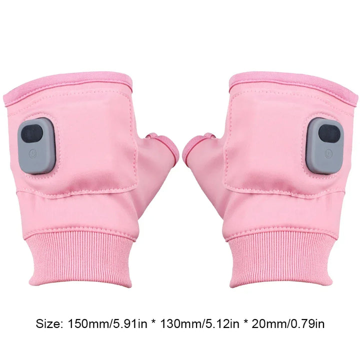 Colverro™ Heated Fingerless Gloves for Typing and Gaming