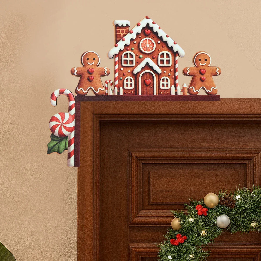 Colverro™ Wooden Santa &amp; Snowman Christmas Door and Corner Decor