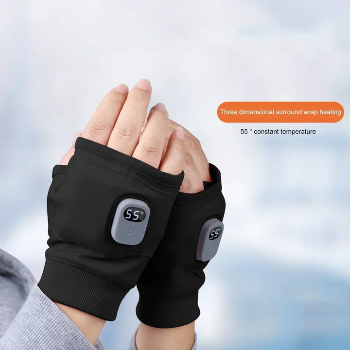 Colverro™ Heated Fingerless Gloves for Typing and Gaming