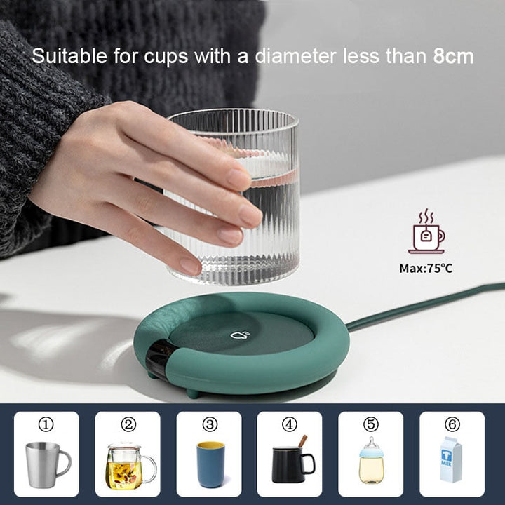 Colverro™ Pastel Mug Warmer for Coffee and Tea at Your Desk