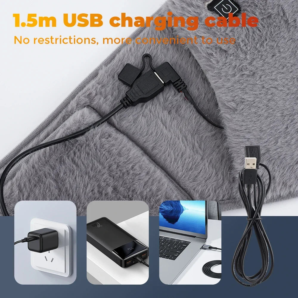 Colverro™ USB Heated Waist Belt and Hand Warmer with 3 Heat Levels