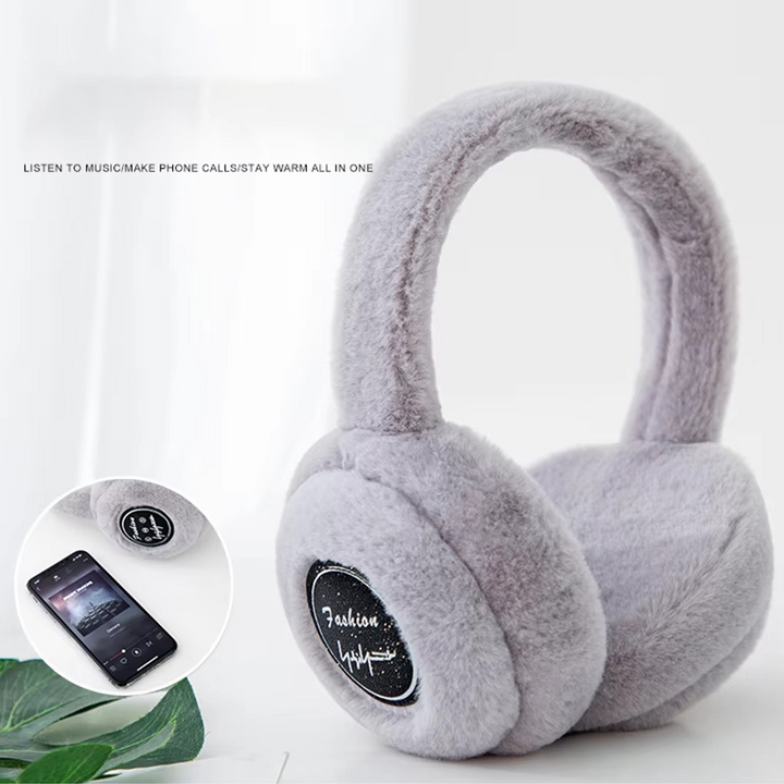 Colverro™ Plush Bluetooth Earmuff Headphones with Soft Faux Fur