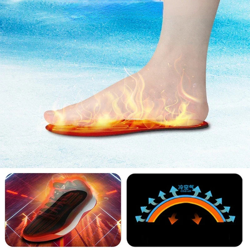 Colverro™ Rechargeable Heated Insoles – Trim to Fit Any Shoe