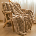 Colverro™ Ultra-Soft Faux Fur Throw Blanket with Silky Plush Feel