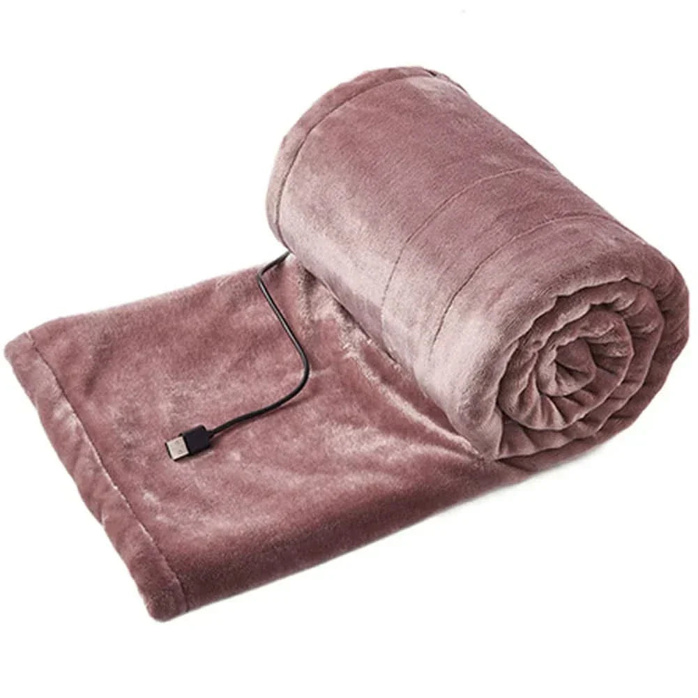 Colverro™ USB Heated Fleece Throw with 3 Heat Settings