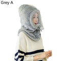 Colverro™ Plush Full Face Winter Hat with Built-In Neck Gaiter