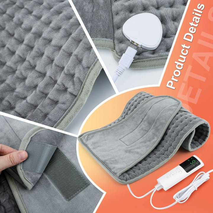 Colverro™ Electric Heating Pad Belt for Back and Waist with 9 Settings