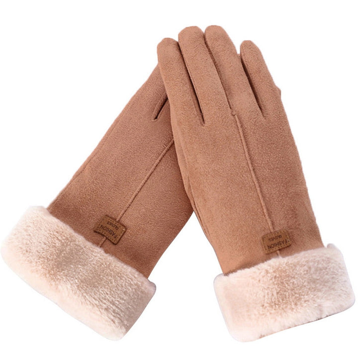 Colverro™ Waterproof Touchscreen Winter Gloves with Fuzzy Fleece Lining