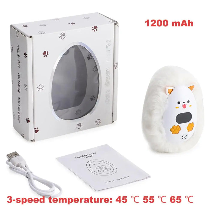 Colverro™ Rechargeable Fox Hand Warmer with Digital Display