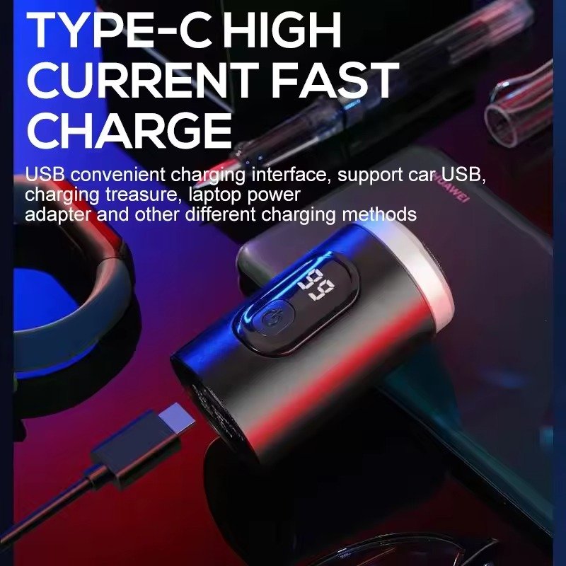 Colverro™ Mini Electric Shaver with LED Display, Wet &amp; Dry Waterproof