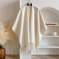 Colverro™ Women's Tassel Shawl – Soft Draped Shoulder Wrap
