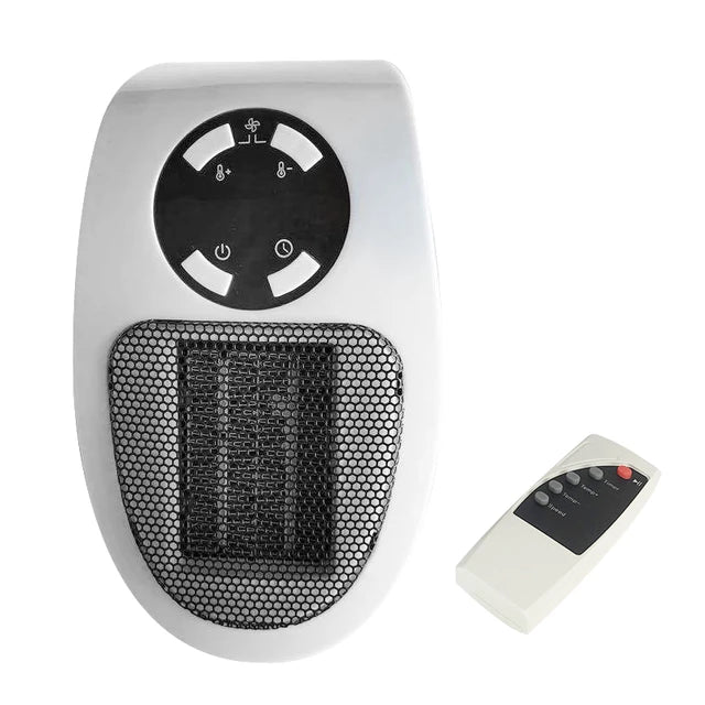 Colverro™ Plug-In Mini Space Heater with LED Display and Remote