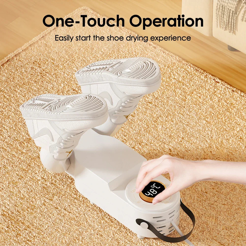 Colverro™ Foldable Electric Shoe Dryer with Timer and Odor Control