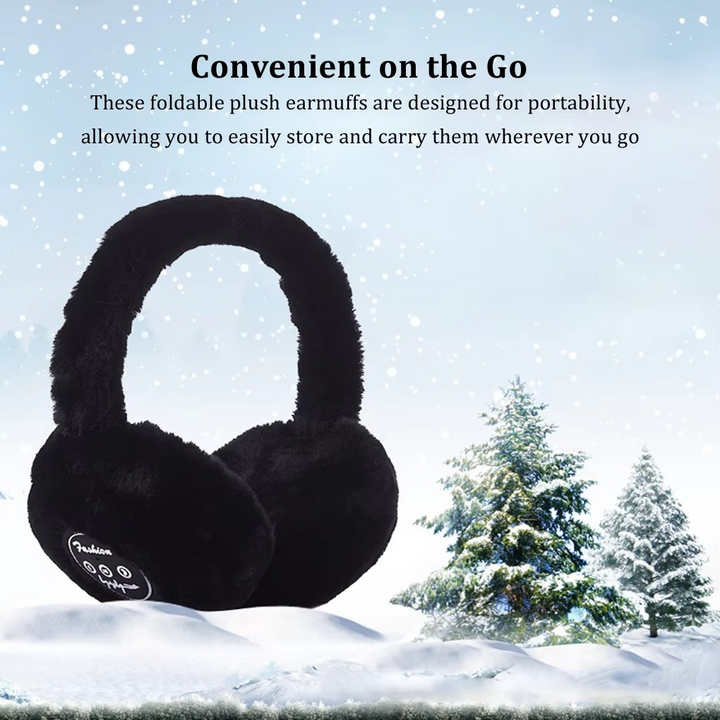 Colverro™ Plush Bluetooth Earmuff Headphones with Soft Faux Fur