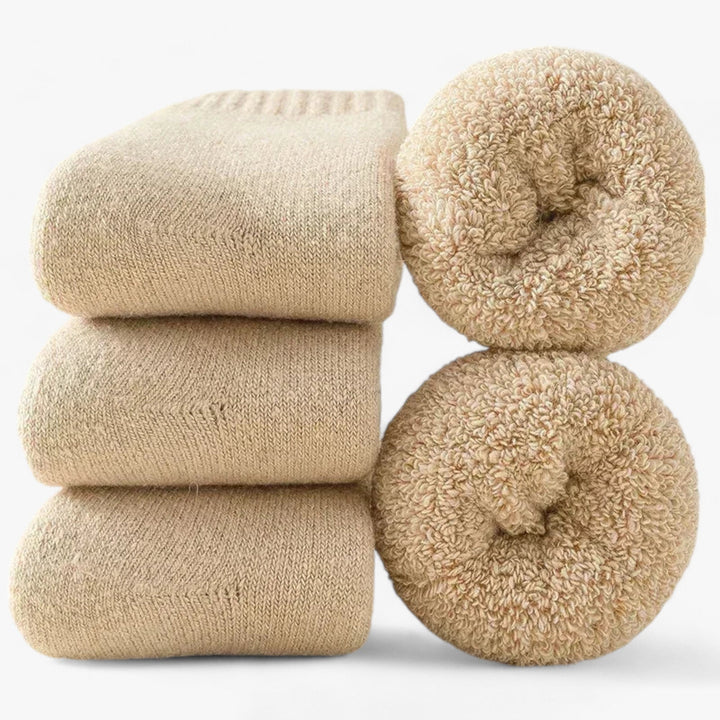 Colverro™ Wool and Cashmere Thermal Socks 3-Pack with Fleece Loop